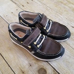 Clarks Boys Loafer/Boat Style Shoes (US Size 12)